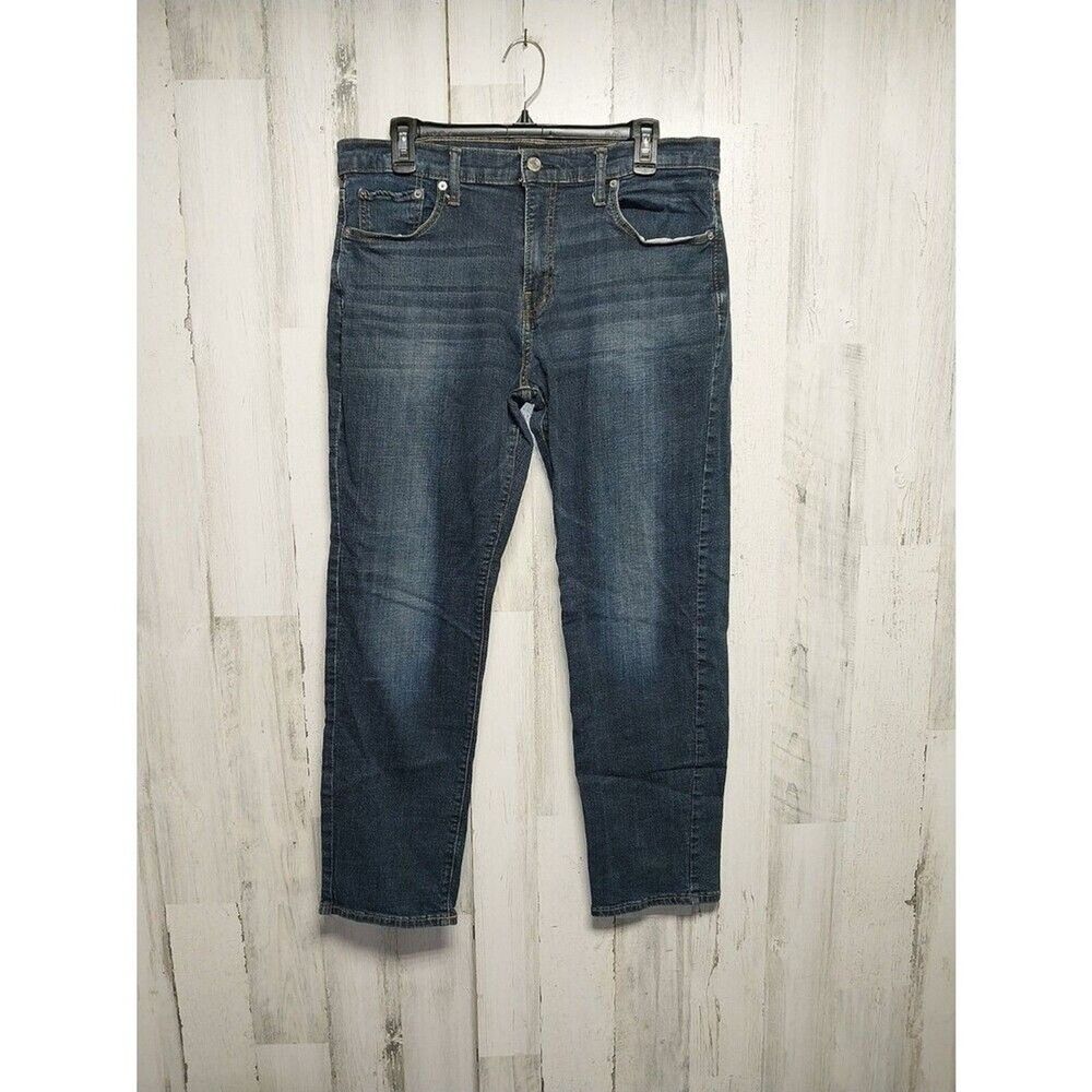 Lucky Brand Jeans Mens 36x30 Blue 221 Straight Leg Medium Wash Actual 34x28